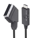 SCART till HDMI-omvandlare SCART till HDMI-adapter Video Audio-omvandlare Videokabel