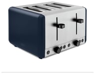 Tower T20086MNB Sera 4 Slice Toaster - Midnight Blue