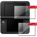 INSTEN® Lot de 2x Films de Protection Protecteur d'écran Supérieur & Inférieur Transparent Pour Console Nintendo NEW 3DS XL / 3DS XL