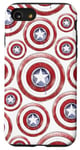 Coque pour iPhone SE (2020) / 7 / 8 Marvel The Falcon And The Winter Soldier Shield Pattern