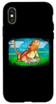Coque pour iPhone X/XS Dragon barbu avec jeux vidéo