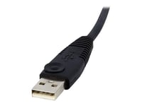 Startech.Com 1 5Ft / 4M 4-In-1 Usb Dual Link Dvi-D Kvm Switch Cable W/ Audio & Microphone (Dvid4n1usb15) - Kabel För Tangentbord/Mus/Video/Ljud - Usb, Mini-Phone Stereo 3.5 Mm, Dvi-D (Hane) Till Mini-Phone Stereo 3.5 Mm, Usb Typ B, Dvi-D (Hane) - 4.