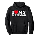 Love Mail Man Funny Support Postal Delivery Job Worker Fan Pullover Hoodie