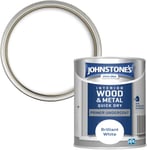 Johnstone’s Quick Dry Gloss Primer Undercoat 0.75L | Brilliant White