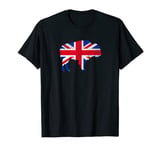 London Flag, Union-Jack-Buffalo Silhouette T-Shirt