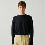 Roundneck Relaxed Fit Longsleeve - Black