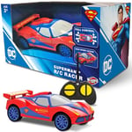 BLADEZ Superman RC Racer, DC Comics, Remote Control Vehicle, Easy to use for kids age 3 and above, Full function RC 1 28 Scale, Licensed Toy, Toyz