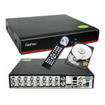 Housecurity - dvr hybride ahd cvi tvi cvbs ip 16 canaux utc full hd 1080P P2P cloud hard disk 2 tb