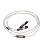 Câble d'écouteurs à 36 c¿urs, câble de remplacement à plaque argentée pour Sennheiser HD414 HD650 HD600 HD580 HD25 HD535