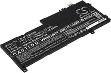 Batteri til 0B200-03070000 for Asus, 15.4V, 3700 mAh