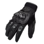 Cykelhandskar Andas Full Finger Racing Handskar Utomhussport Skydd Ridning Cross Dirt Motorcykel Handskar Guantes Moto Black L