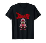 Iron Mario Cartoon Design T-Shirt