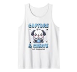 Cute Camera Dog Photographer Photo Capture & Create Puppy Tank Top