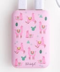 ROCIO PERALTA Mr Wonderful Batterie Externe Portable 10000 mAh Rose avec lama