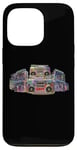 Coque pour iPhone 13 Pro Radio Hiphop Boom Box années 80 et 90 pour amateurs de rap pour hommes, femmes, enfants