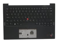 Sunrex - Erstatningstastatur For Bærbar Pc - Med Trackpoint - Bakbelysning - Svensk/Finsk - Med Toppdeksel - For Thinkpad X1 Carbon Gen 9 20Xw, 20Xx