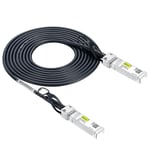 SFP+ DAC Twinax Cable, SFP+ to SFP+ Direct Attach Copper Passive for Cisco SFP-H10GB-CU3.6M, Ubiquiti UniFi, Meraki, Mikrotik, Fortinet, Netgear, D-Link, TP-Link and More,3.6-Meter(11.8ft)