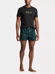 Polo Ralph Lauren Short Sleeve Pyjama Gift Set, Black