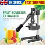 Hand Press Juicer Manual Fruit Juicer Juice Squeezer Citrus Orange Lemon UK