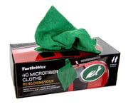 Turtle Wax Microfiber Cloths 40 pack - 30x30