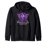 Support The Supporter Accelerate Action Women Volunteer Crew Zip Hoodie