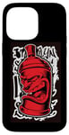 Coque pour iPhone 14 Pro Max Y2K Bombe de peinture en spray pour graffiti rétro Street Art Old Skool