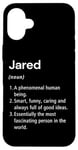 iPhone 16 Plus Jared Name Definition Funny Dictionary Case