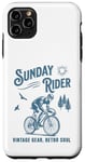 Coque pour iPhone 11 Pro Max Vélo rétro pour cycliste Sunday Ride Club Racing