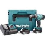 Perceuse à percussion MAKITA DHP453RFJ - 2 batteries 18V 3Ah Li-ion et coffret Makpac