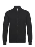 Man Zip Cardigan Black Davida Cashmere