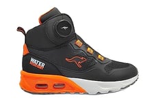 KangaROOS Kx-Raptor Hi XT Basket, Jet Black Neon Orange, 27 EU