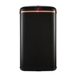 Tower T838010BLK Cavaletto Square Sensor Bin, 58L, Black and Rose Gold