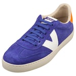 Victoria Berlin Split Neon Cyclist Womens Casual Trainers in Blue - 4 UK