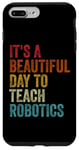 iPhone 7 Plus/8 Plus Vintage Robotics Instructor Inspiring Young Innovators Retro Case