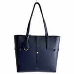 RADLEY Abingdon Road Navy Blue Leather Large Shoulder Work Bag - New - RRP £239