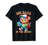 100 Days in the Books Cut Bear 100 Days of School T-Shirt