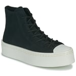 Converse Höga sneakers CHUCK TAYLOR ALL STAR MODERN LIFT PLATFORM MONO SUEDE Svart dam