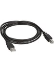 LK IHC Control USB forbindelseskabel, sort - 2 meter