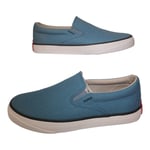 Hugo Boss Dyer Slon Slip On Canvas Shoes Blue Size UK 6 EUR 39