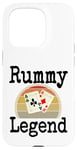 iPhone 15 Pro Funny Rummy Legend Card Game Winner Winning Game Night Dad Case