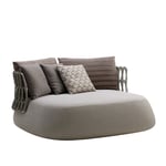 B&B Italia - Fat-Sofa Outdoor FA150, 2 Back Cushions, Fabric Outdoor 02, Lusso Leila 280 - Utomhussoffor