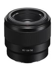 Sony Sel50F18F.Syx E Mount - 50 Mm F1.8 Full Frame Prime Lens - Black