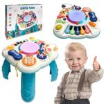 Baby Multi Learning Activity Table Toy Musical Fun with Light and Sound Set