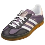 adidas Gazelle Indoor Womens Purple Fashion Trainers - 9 UK