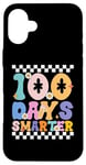 Coque pour iPhone 16 Plus 100 jours plus intelligents, joyeux 100e jour d'école, garçons et filles géniaux