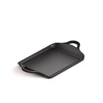 Valira 4635/25 Plancha Premium de 28x21 cm fabriqué en Espagne, en Fonte d'aluminium avec Anti-adhérent écologique renforcé, apte pour l'induction, Noir