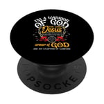 Im A Warrior Of God The Lord Jésus Faith Bible chrétienne PopSockets PopGrip Adhésif