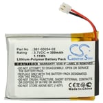 Battery for Garmin Fenix 3 HR 3 300mAh 3.7V