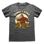 Nintendo Super Mario - Donkey Kong  Dark Heather T-Shirt - Medium -  - N777z