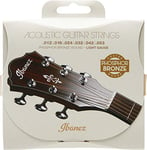 Ibanez IACSP6C Jeu de cordes pour guitare acoustique, 6 cordes/Light, à revêtement